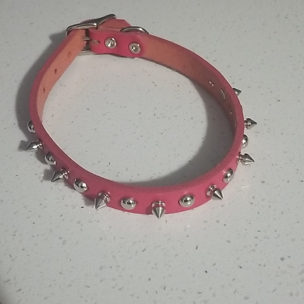 Dog 16" pink collar